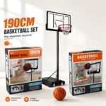 Panier de Basketball sur Pied Réglable pour Enfants (Jusqu'à 190 cm) – Image 2